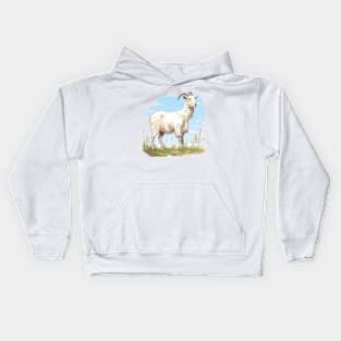 White Goat Kids Hoodie